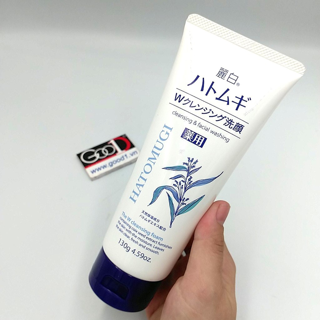 Sữa rửa mặt ý dĩ Hatomugi Naturie 130g của Nhật Bản