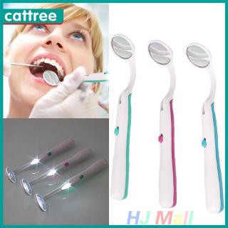 Dental Lighted Mirror LED Dentist Mirror Plastic Light