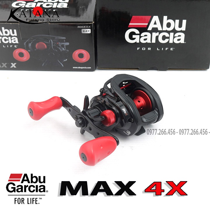 Máy câu ngang Abu Garcia Max 4X - Max 4STX - máy câu lure chất lượng