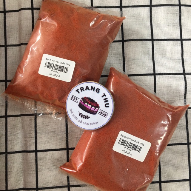 Bột ớt mịn/ ớt vảy Hàn Quốc 100G