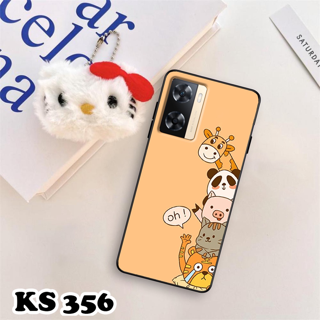 Ốp lưng Oppo A77 - Oppo A77 5G - Ốp in hình Cat&amp;Bear đáng yêu - Chất liệu TPU siêu bền