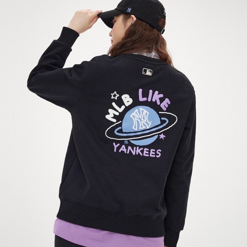 Áo nỉ unisex Sweatshirt Mlb like planet yankees