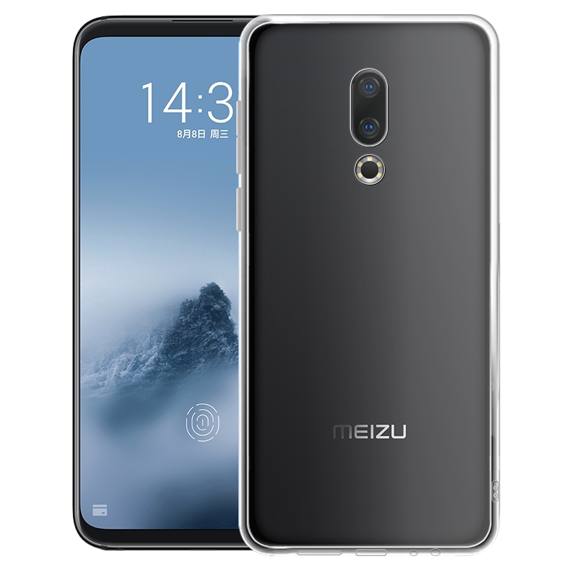 Ốp điện thoại tpu silicon mềm trong suốt bảo vệ cho Meizu 16X 16th 15 Plus V8 Pro