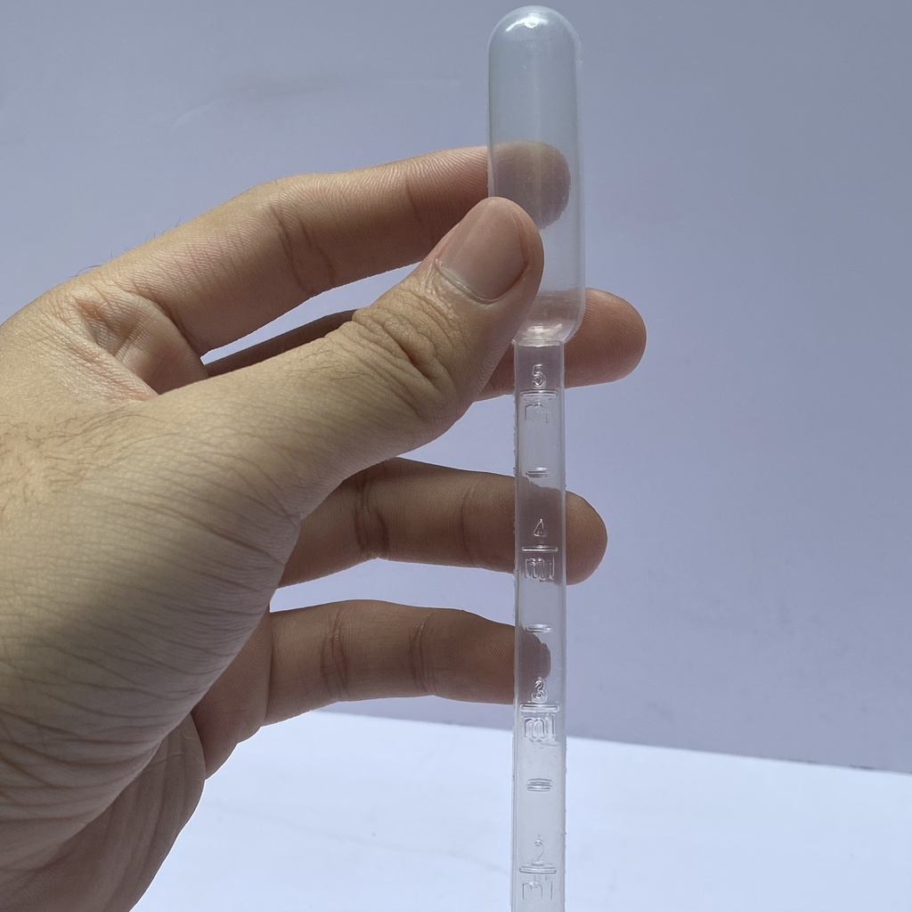 Ống hút Artemia, pipet, bóp nhỏ giọt nhựa 5ml