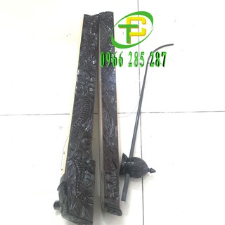 Đàn bầu điện gấp chạm rồng giá cực rẻ 2000K(tặng kèm bao đàn, phím gãy đàn)