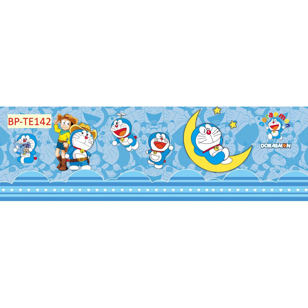 Tranh Dán Tường Trẻ Em Chủ Đề  Phim Hoạt Hình CHÚ MÈO MÁY ĐẾN TỪ TƯƠNG LAI DOREMON, NOBITA, SUKA, CHAIEN, XEKO MỎ NHỌN