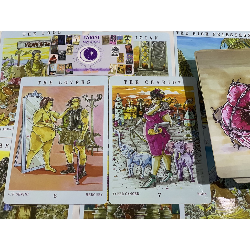 Bộ bài Next Word Tarot size gốc siêu to 10x15cm