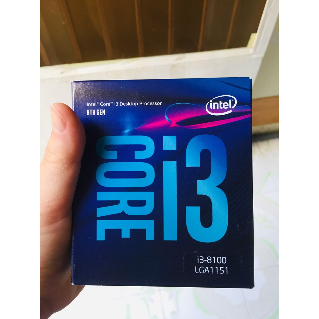 CPU Intel Core I3-8100 (3.6GHz) CHÍNH HÃNG