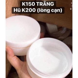 HỦ ĐỰNG KEM BODY 150G MÀU TRẮNG