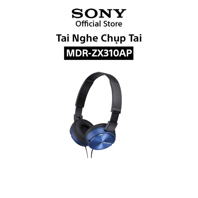 Tai nghe chụp tai Sony MDR ZX310AP - Hãng Chính Hãng