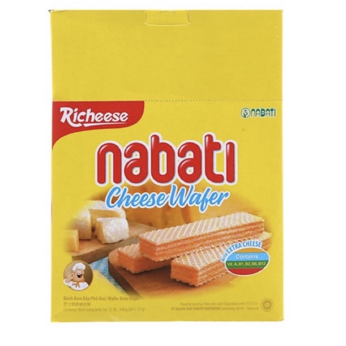 bánh nabati phô mai 340gam