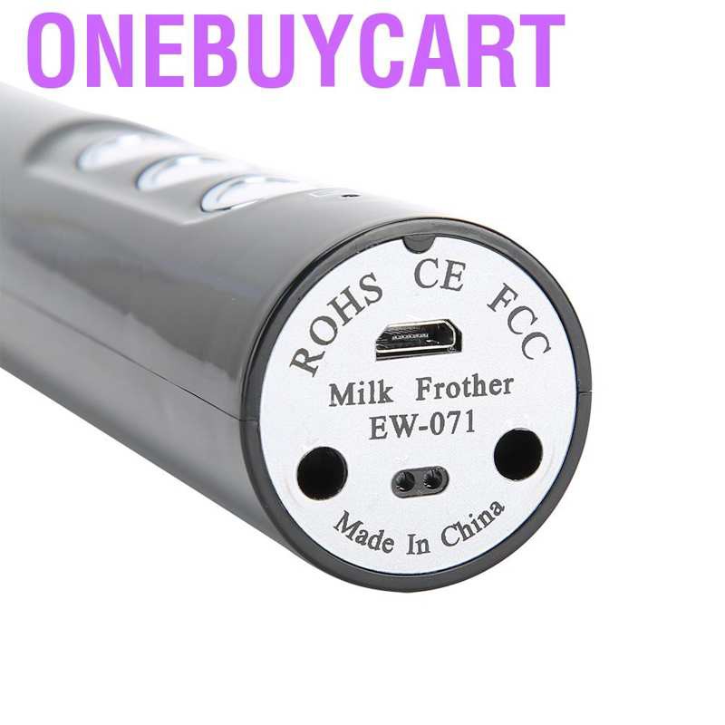 Onebuycart Electric Milk Frother Kit Drink Foamer Eggbeater Coffee Whisk Mixer Stirrer