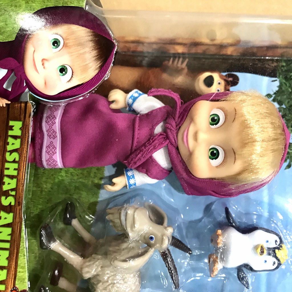 Đồ Chơi Búp Bê MASHA AND THE BEAR Masha's Animal Set 109301060 - Simba Toys Vietnam