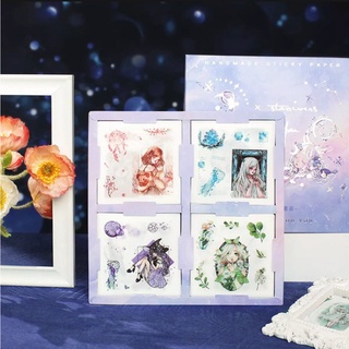 Sticker lẻ tấm trang trí sổ tay theo tông màu bullet journal