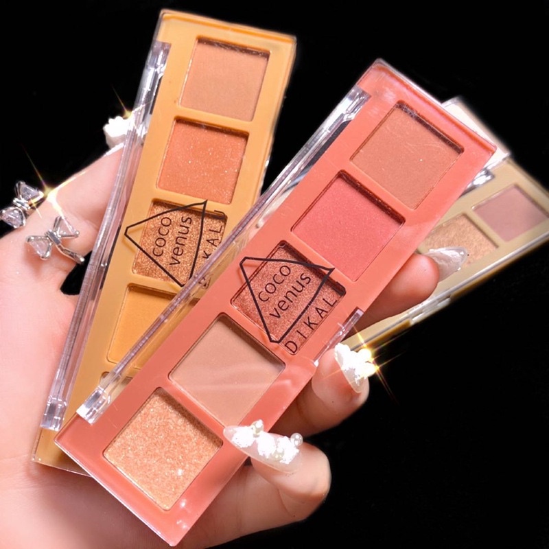 [Ảnh Thật] Bảng phấn mắt 5 ô DIKALU nội địa Trung màu sắc tươi trẻ, lấp lánh ❤️❤️❤️ | BigBuy360 - bigbuy360.vn