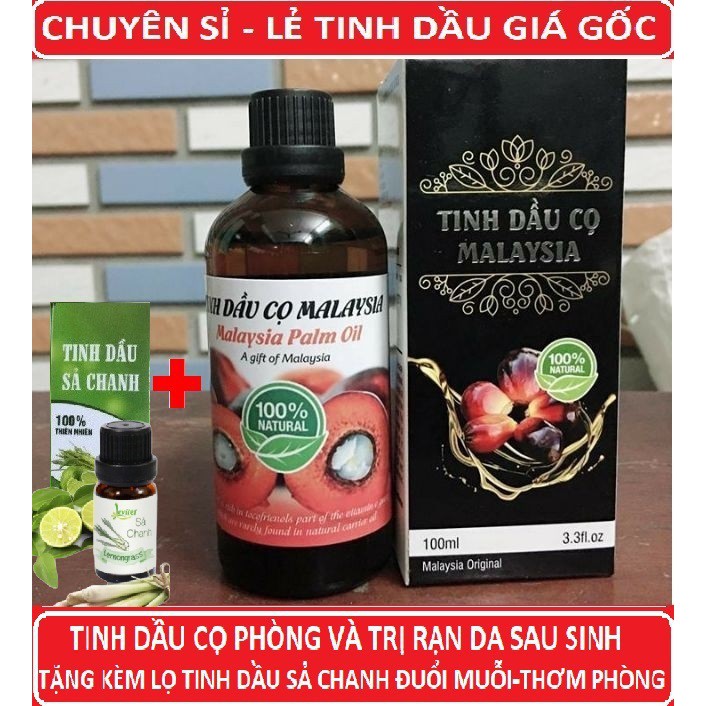 TINH DẦU CỌ TRỊ RẠN DA MALAYSIA GIÁ GỐC 🔥TẶNG 1 CHAI SẢ CHANH🔥 TINH DẦU CỌ ĐẶC TRỊ RẠN DA  CHAI LỚN 100ML