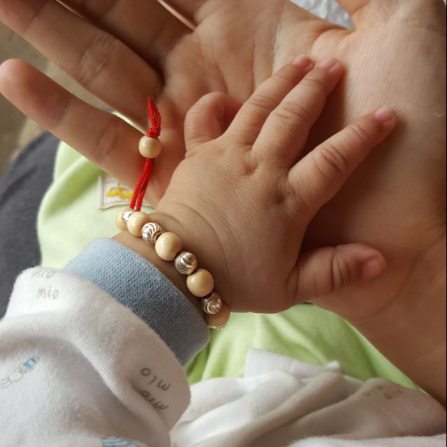 Vòng dâu tằm bi bạc nguyên chất