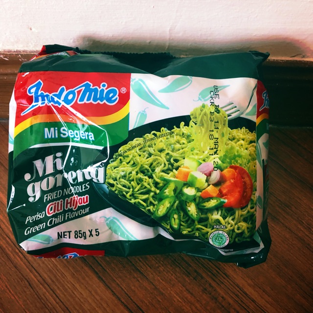 Combo 5 gói mì indo ớt xanh 🇮🇩