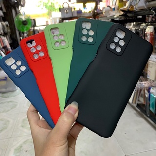 Ốp lưng Xiaomi redmi 10 2021 dẻo màu kiểu chống bẩn,viền bảo vệ camera