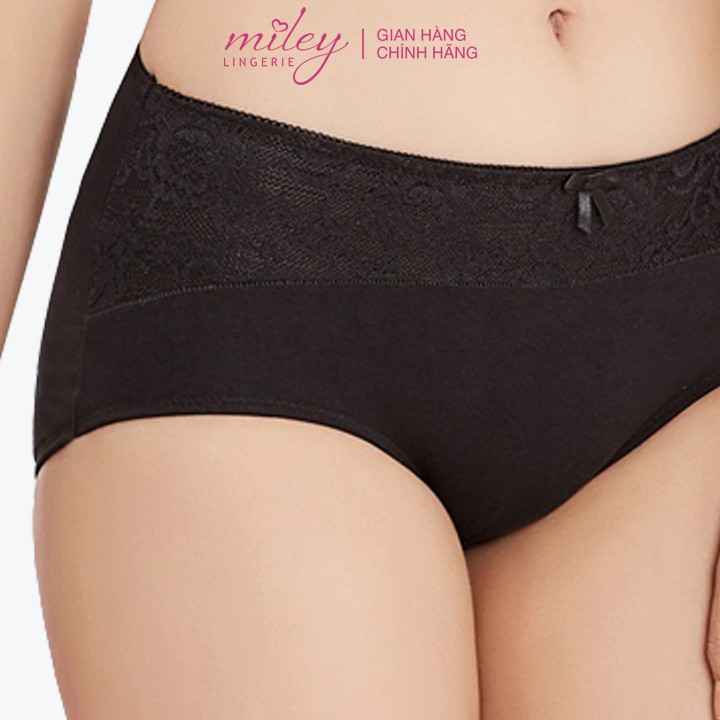 Quần Lót Nữ Cotton Lưng Cao Miley Lingerie FCM0100- Màu Đen | BigBuy360 - bigbuy360.vn
