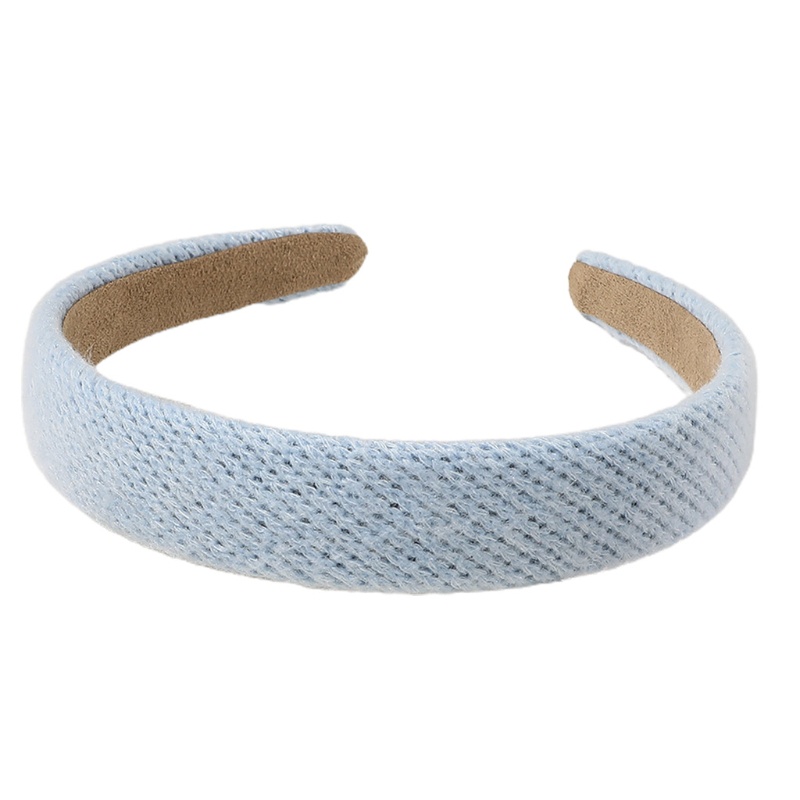 Băng Đô Cài Tóc Dệt Kim Vải Lông Màu Sắc Ngọt Ngào Vintage Cho Nữ