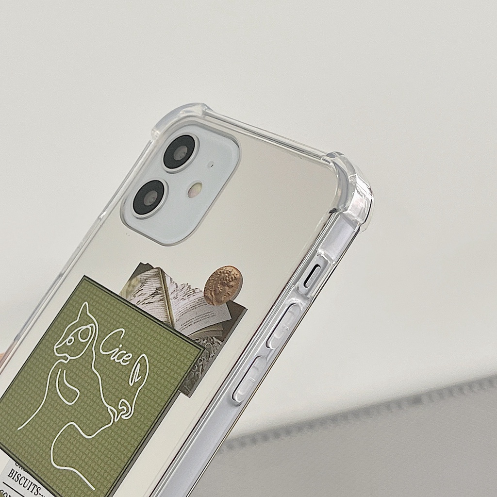 Ốp lưng iphone Ốp Điện Thoại TPU silicone Mặt Gương Thời Trang Cho iPhone 11 pro max X Xr Xs max 7 8 Plus 13 14pro pro max Dinuo case