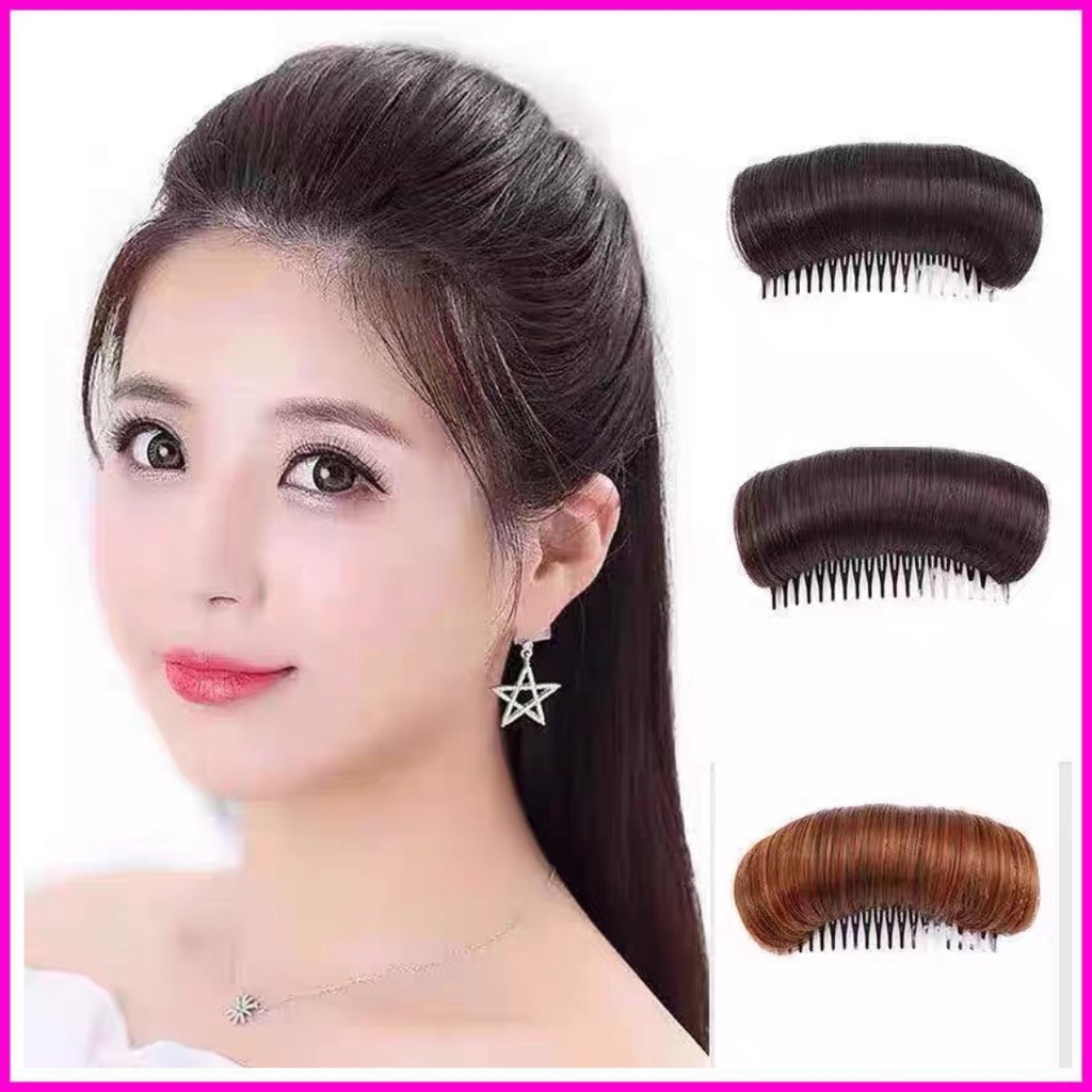 Độn phồng mái tóc giả làm phồng tóc tự nhiên, tóc kẹp mái phồng cho nữ phong cách trẻ trung năng động