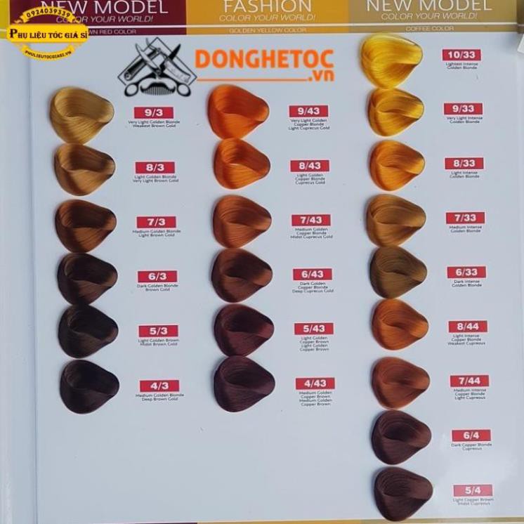 Nhuộm tóc 60 Màu