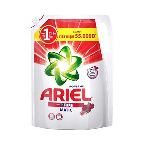 Túi nước giặt Ariel Power Gel hương Downy 2.15kg