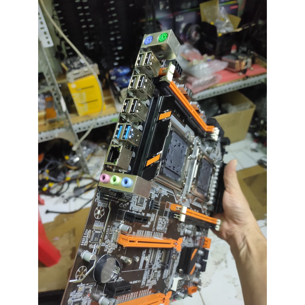 Mainboad X79 dual CPU socket 2011 hỗ trợ xeon e5 v2/v1