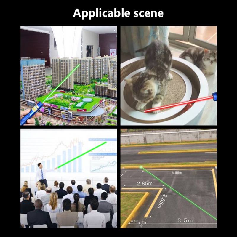 Đèn laser Xanh Lá Năng Lượng Cao 532nm 10000m 303 Lazer SD