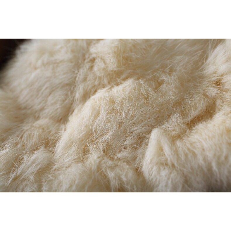 QC666 Áo khoác cổ lông cao cấp Quảng Châu