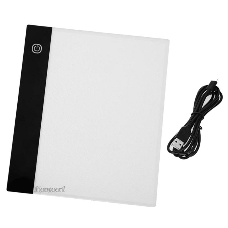 [Fenteer1] Bảng Vẽ Phác Thảo Nghệ Thuật Có Đèn LED Cổng USB Điều Chỉnh Được
