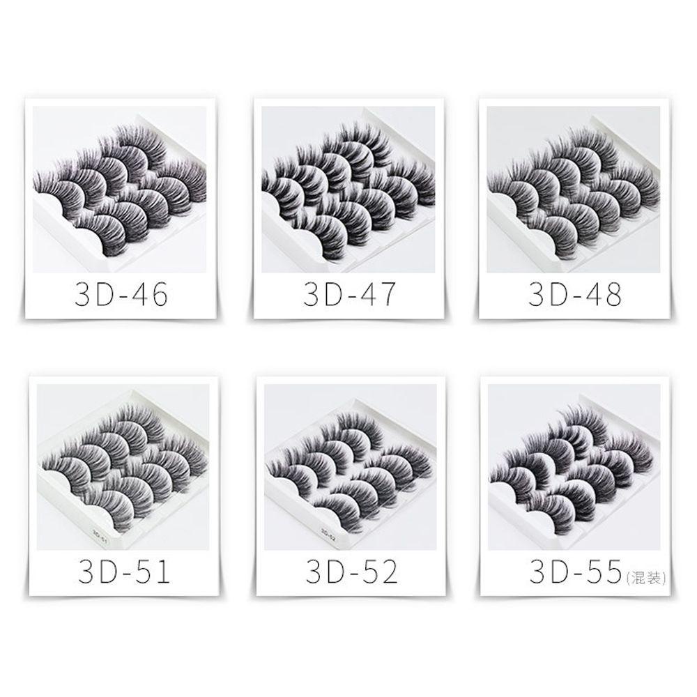 Set 5 Cặp Lông Mi Giả Nhiều Lớp Dày Dặn