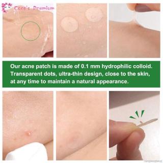 ELAIMEI Coco Tea Tree Acne Patch Hydrocolloid Waterproof Clear Pimple Patch Acne Treatment Patch