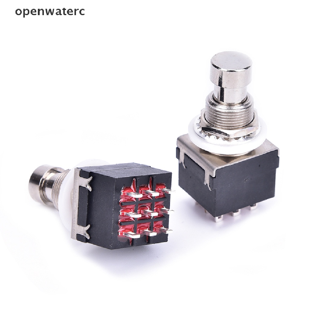 Bộ 5 Bàn Đạp Hiệu Ứng 3PDT 9-Pin Bằng Kim Loại Cho Guitar
