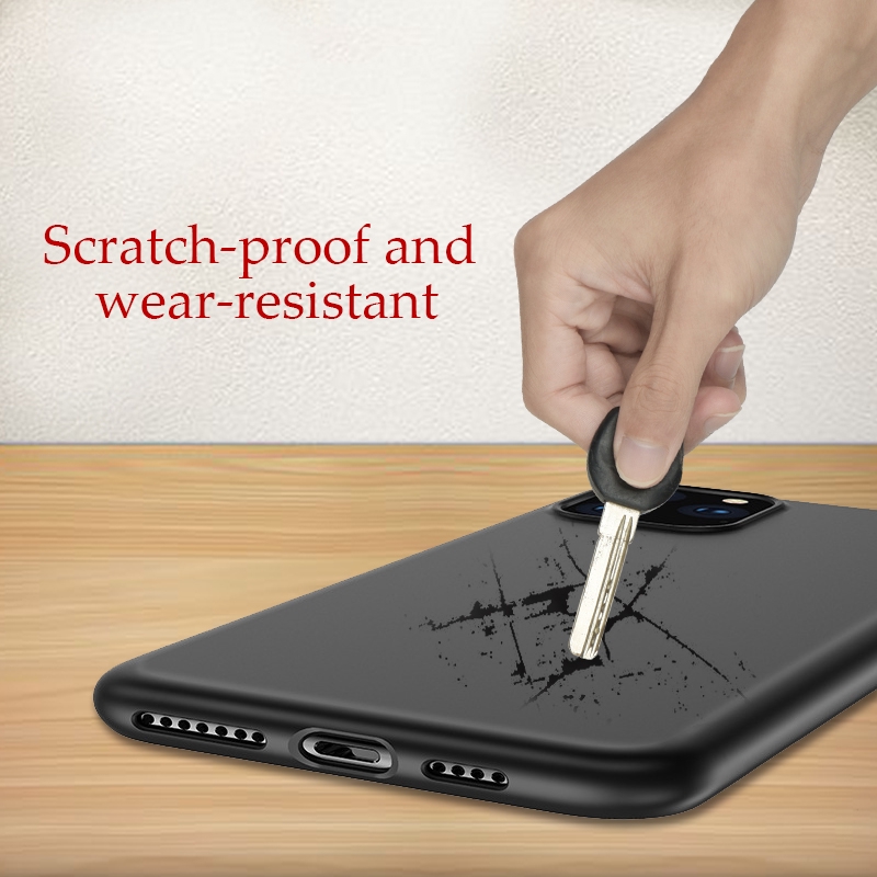 Ốp lưng điện thoại chống sốc bằng Silicone mềm siêu mỏng dành cho iPhone 11 Pro Max X XS MAX XR