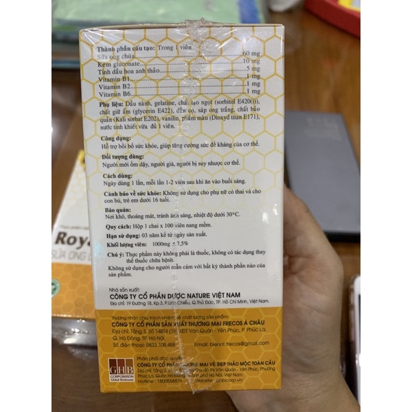 Sữa Ong Chúa ROYAL JELLY