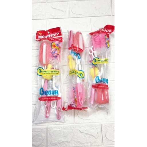 Bộ Cọ Rửa Bình Sữa 4 Chi Tiết Tiện Lợi