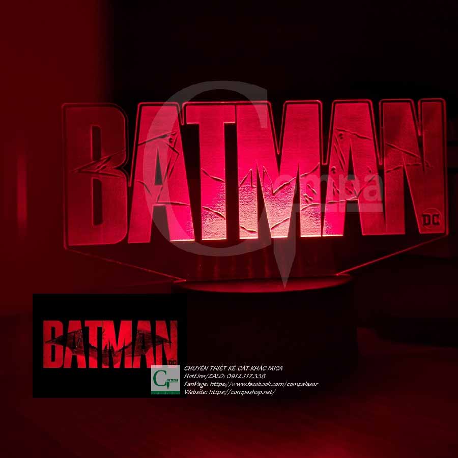 Đèn Ngủ Siêu Anh Hùng DC Batman SDC0101 16 MÀU TUỲ CHỈNH