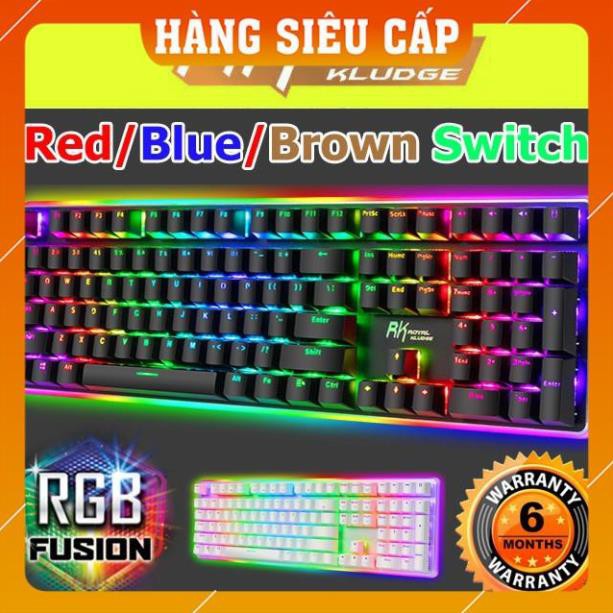 Ban phim co 💓FREESHIP💓 Bảo hành 1 năm  Bàn Phím máy tính chính hãng led RGB.