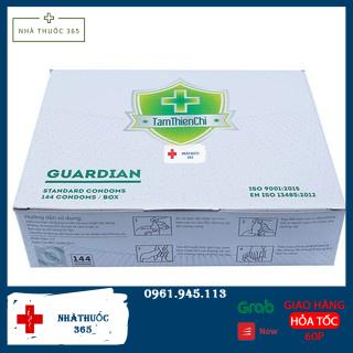 Bao cao su Tâm Thiện Chí Guardian mỏng trơn hộp 144 cái