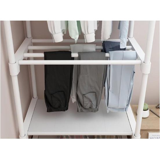 Tủ Treo Quần Áo Có Rèm Tre Siêu Chắc Chắn