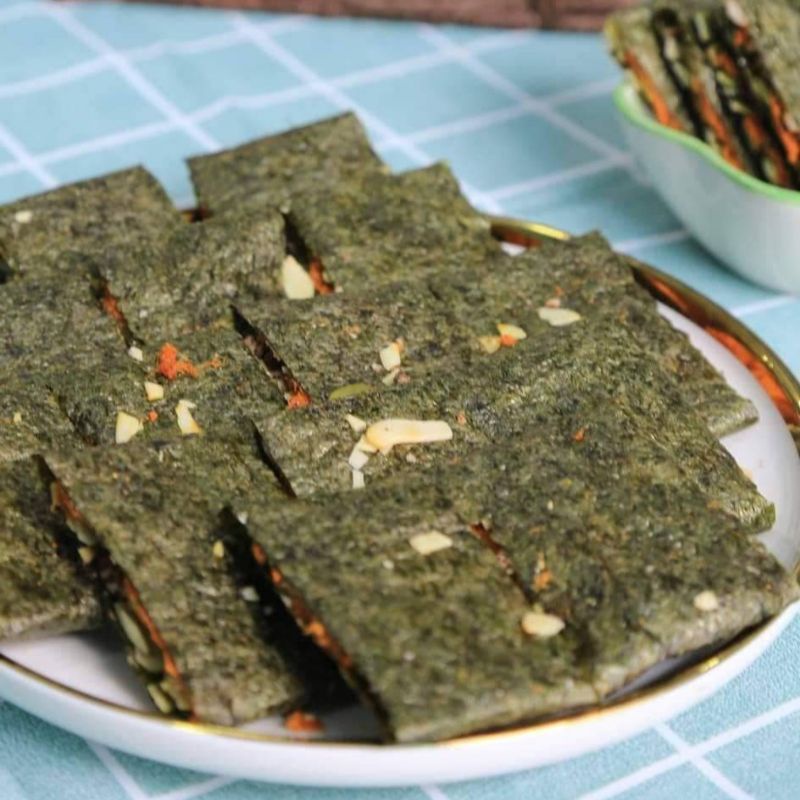 RONG BIỂN KẸP HẠT DINH DƯỠNG GIÒN GỤM NHÀ LÀM