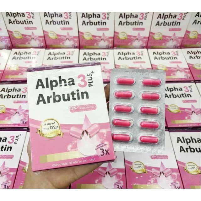 Viên bột kích trắng Alpha Arbutin 3 PLus THÁI LAN