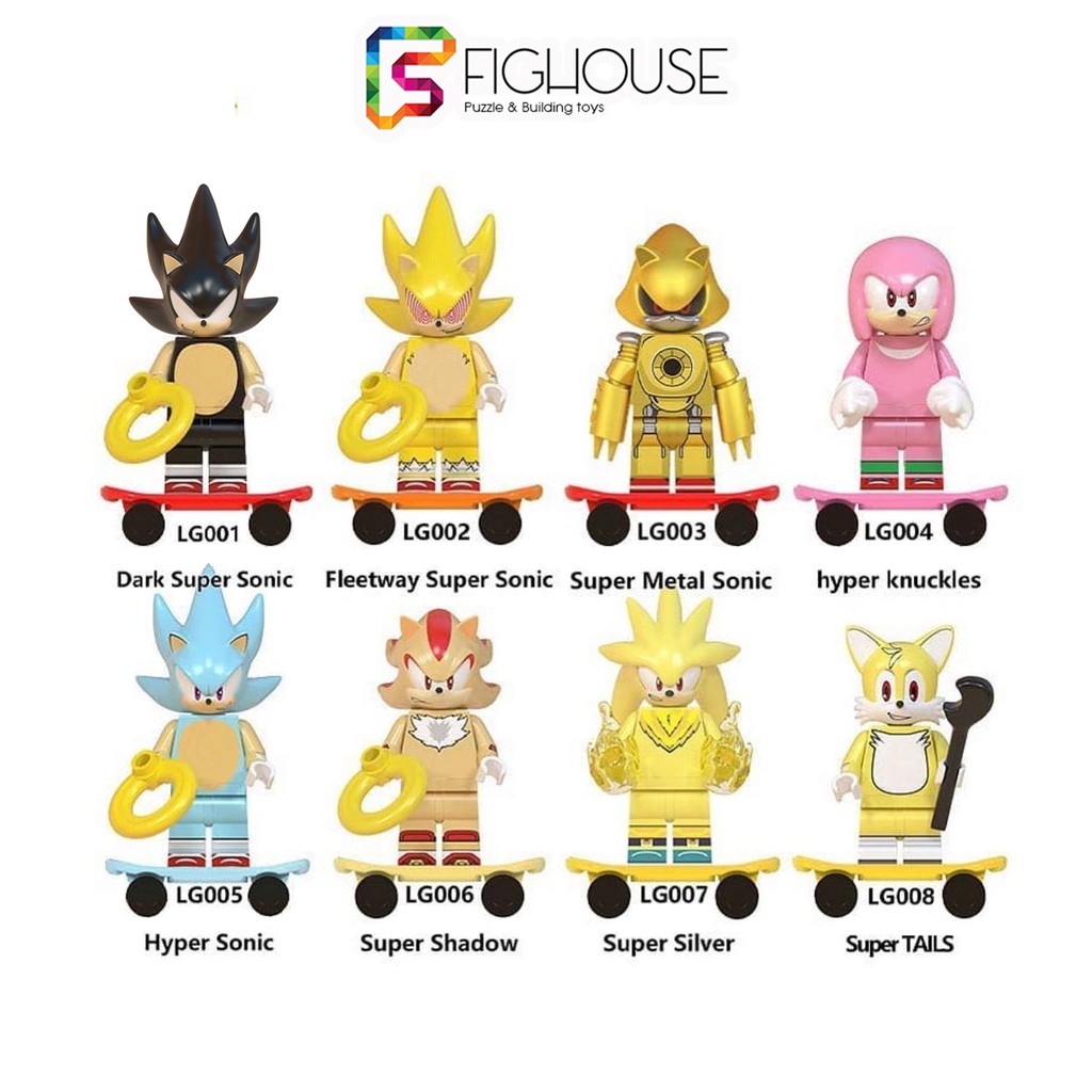Xếp Hình Minifigures Sonic - Đồ Chơi Lắp Ráp non-lego LG1001 [A4]