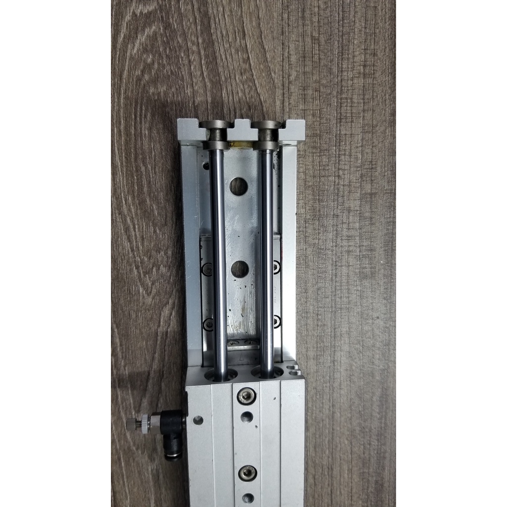 Xy lanh trượt khí nén  HLS12X100S hành trình 100mm + Tặng đầu nối khí