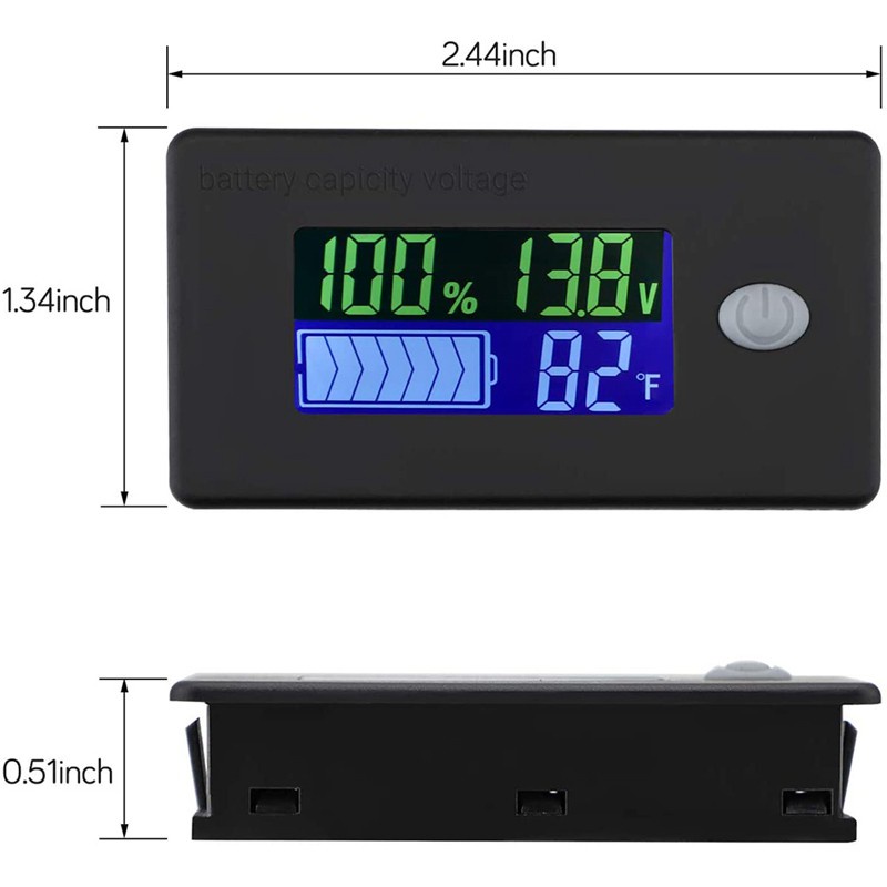 Máy Đo Dung Lượng Pin 10-100v 12v 24v 48v