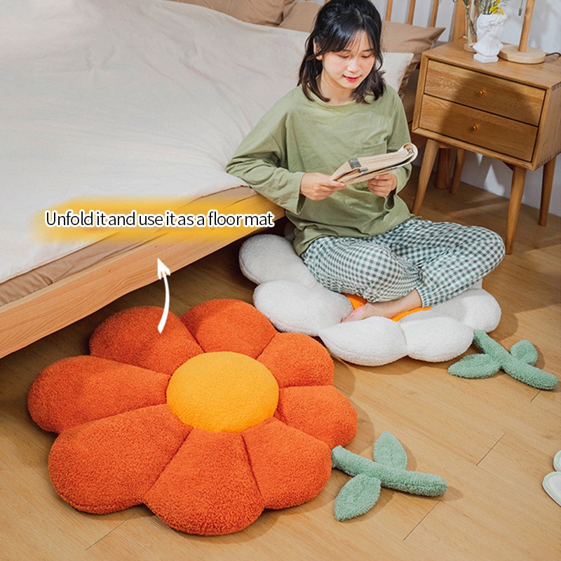 Gối đệm ngồi tựa lưng hình hoa cúc nhỏ dễ thương