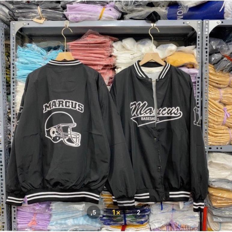 Áo khoác Bomber dù MC MARCUS form rộng 2 lớp nam nữ Unisex đẳng cấp việt